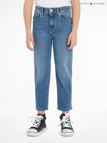 Tommy Hilfiger Blue High Rise Tapered Jeans (Q95821) | €25 - €27