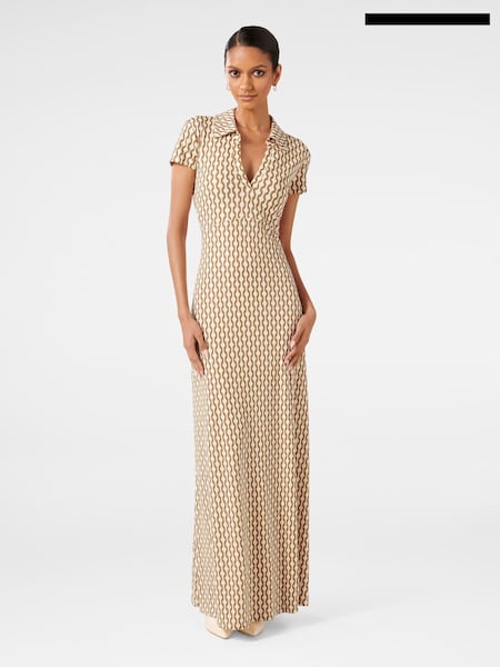 Forever New Nude Lorinda Petite Jersey Dress (Q95857) | €64
