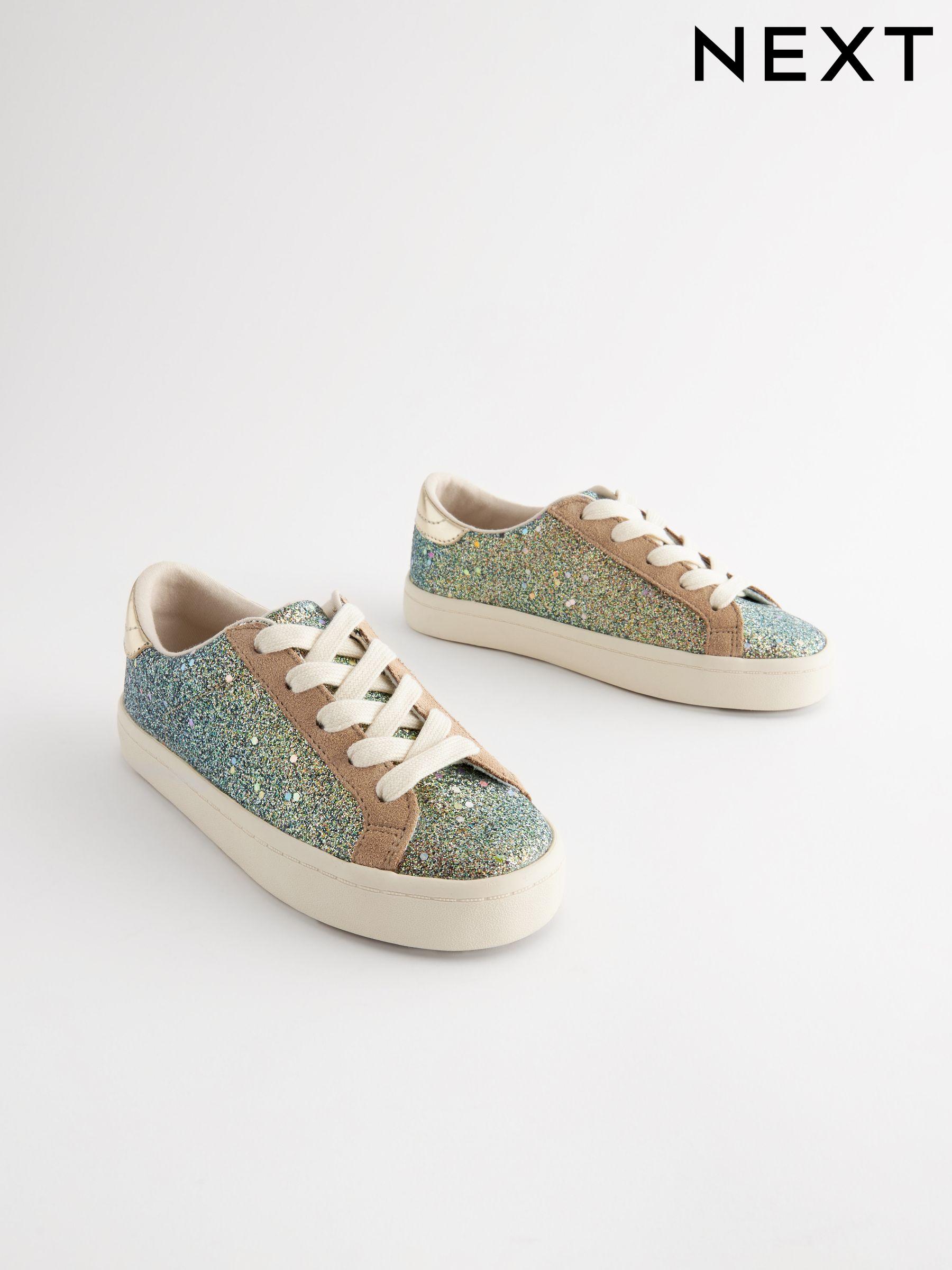 Girls gold trainers discount