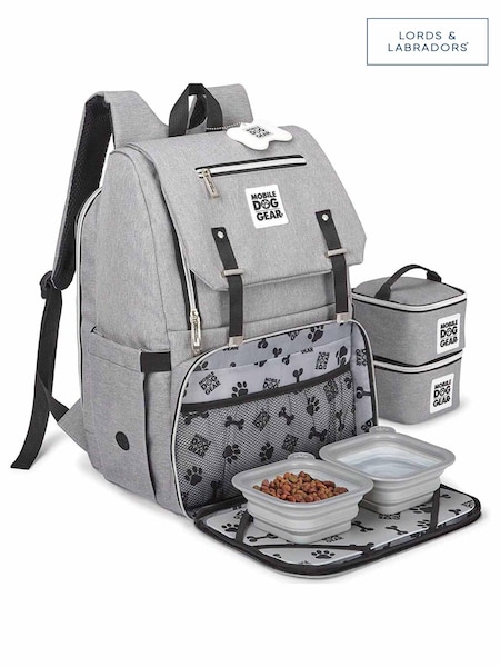 Lords and Labradors Grey Dog Backpack (Q96240) | AZN 175