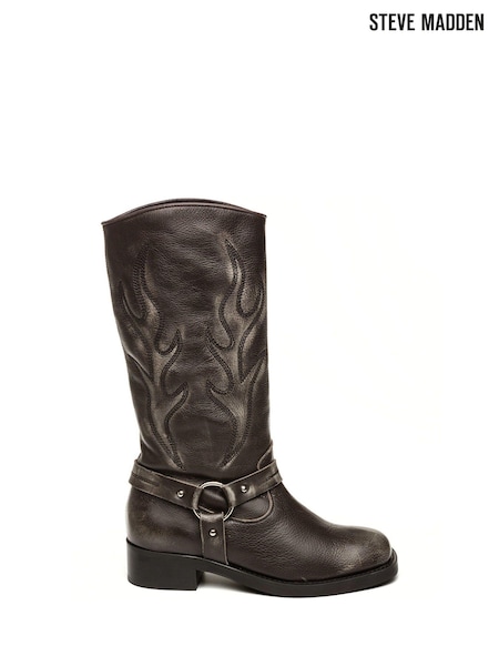 Steve Madden Grey Bloom Western Boots (Q96343) | €176
