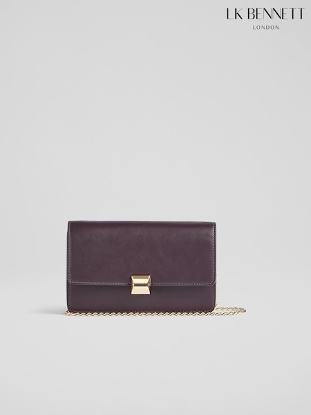 LK Bennett Red Otto Vegan Leather Shoulder Bag (Q96387) | €216