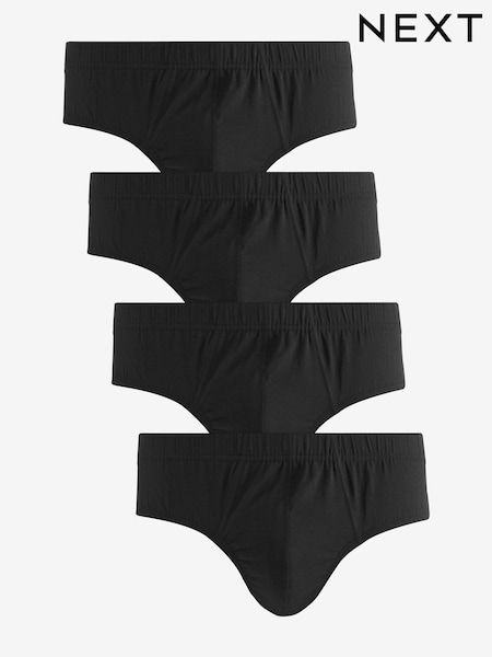 Black Essential Briefs 4 Pack (Q96534) | €14