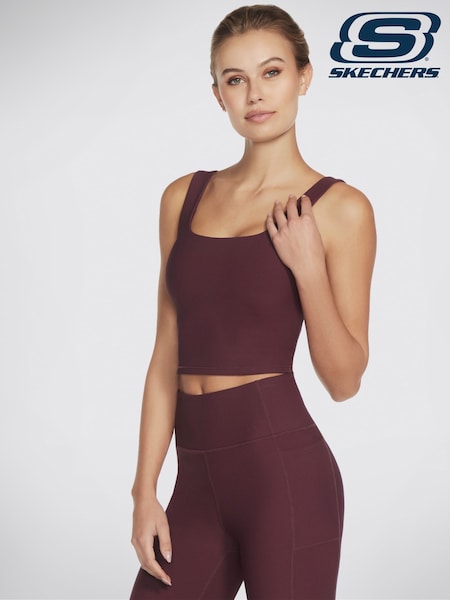 Skechers Red Goflex Rib Longline Bra (Q96717) | €31