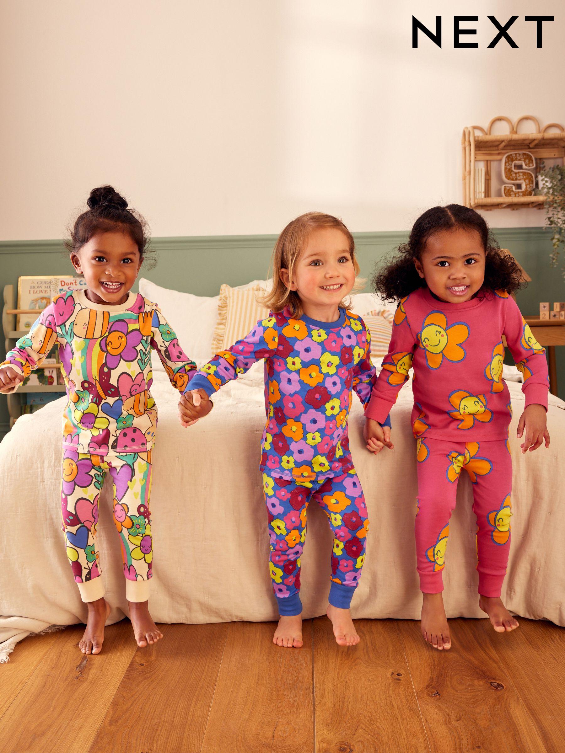 Girls purple pyjamas shop