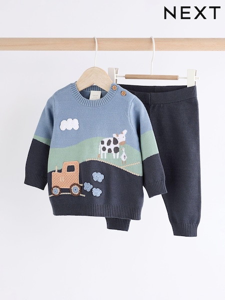 Blue Farm Baby Knitted Top and Leggings Set (0mths-2yrs) (Q96793) | $65 - $71