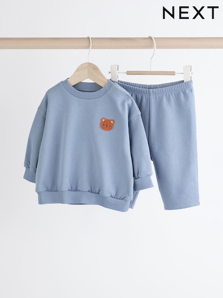 Blue Bear Baby Sweatshirt and Joggers Set (Q96881) | AED42 - AED49