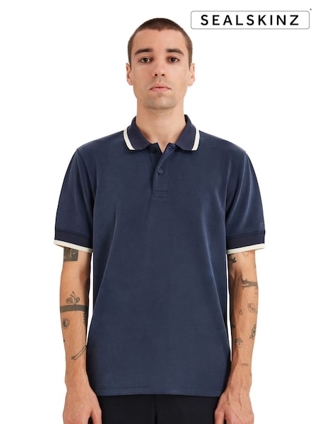 Sealskinz Hethersett Tipped Collar Polo Shirt (Q97000) | €63