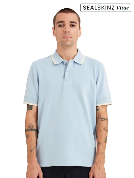 Sealskinz Hethersett Tipped Collar Polo Shirt (Q97005) | €63