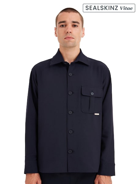 Blau - Sealskinz Mileham Stretch Soft Touch Shacket (Q97010) | 141 €