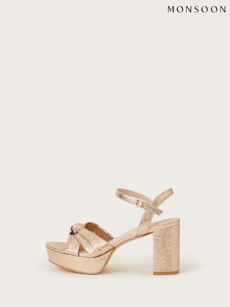 Monsoon Twist Knot Platform Heels (Q97121) | €41.50
