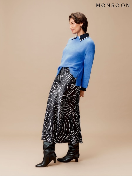 Monsoon Satin Dora Skirt (Q97176) | 196 LEI