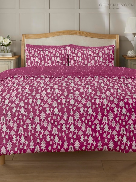 Copenhagen Home Winter Wonderland Berry Duvet Set (Q97772) | R$ 160 - R$ 275