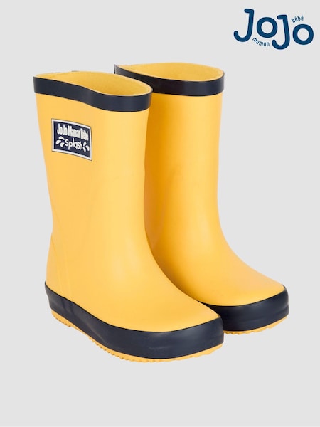 JoJo Maman Bébé Sunshine Yellow Wellies (Q97777) | kr293 - kr321