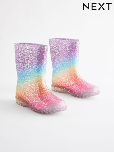 Rainbow Glitter Wellies (Q97892) | €19 - €22