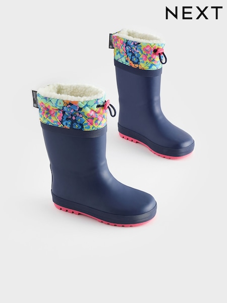 Navy Blue Cuff Wellies (Q97902) | €18 - €22