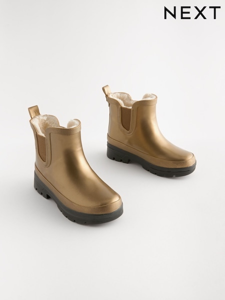 Gold Metallic Chelsea Wellies (Q97917) | €18 - €22
