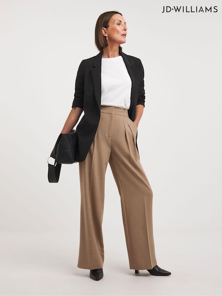 JD Williams Pleated Wide Leg Trousers (Q97922) | 125 LEI