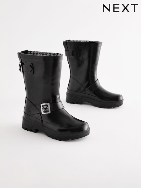 Black Biker Wellies (Q97954) | R$ 205 - R$ 235