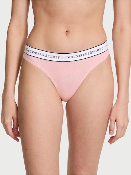 Victoria's Secret Pretty Blossom Pink Thong Knickers (Q98058) | €10.50