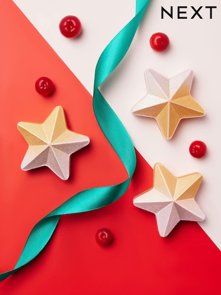 Set of 3 Bright & Beautiful Star Bath & Shower Fizzers (Q98075) | €5