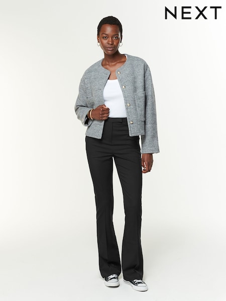 Noir - Tailored Bootcut Trousers (Q98084) | €42
