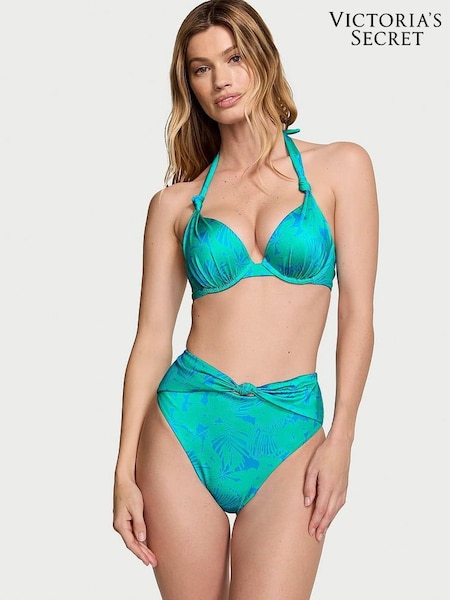 Victoria's Secret Blue Shells Halter Swim Bikini Top (Q98088) | €30