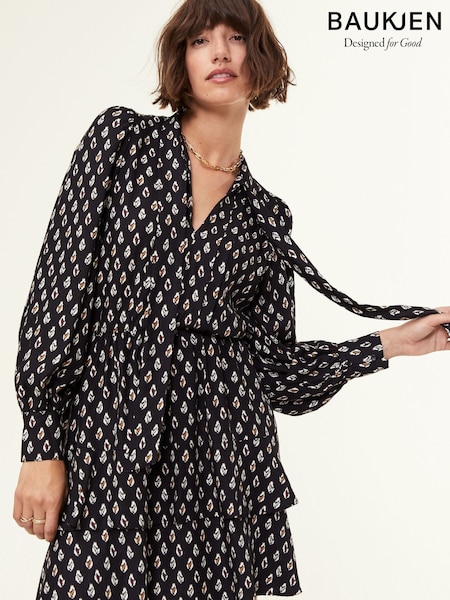 Baukjen Odile Black Dress with Lenzing™ Ecovero™ (Q98117) | €102