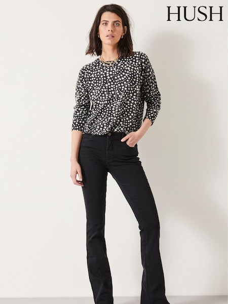 Negru - Blugi bootcut Hush Lorna (Q98259) | 371 LEI