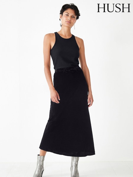Hush Simone Velvet Skirt (Q98289) | 247 LEI
