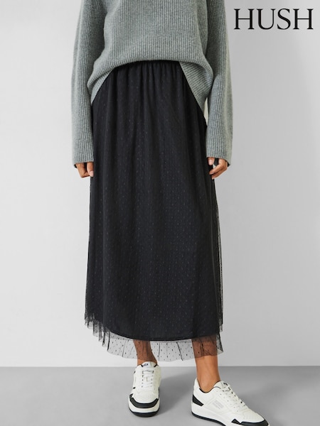 Hush Black Maddison Tulle Skirt (Q98298) | €34