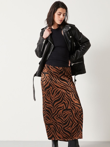Hush Brown Gia Split Maxi Skirt (Q98454) | €23