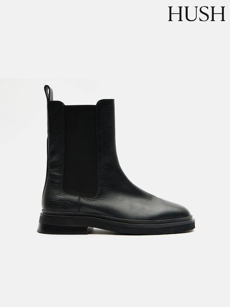 Hush Black Aaliyah Chelsea Boots (Q98516) | AED521