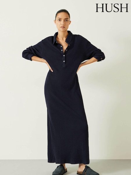 Hush Blue Mazie Midi Jersey Dress (Q98524) | €56