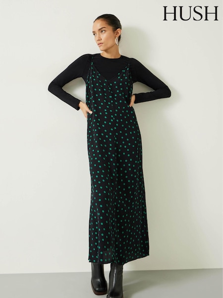 Hush Green Eloise Slip Dress (Q98554) | €54