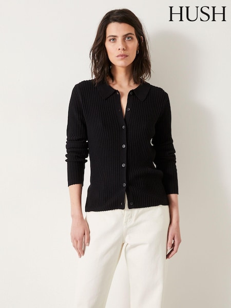 Hush Black Miquita Knitted Shirt (Q98567) | €46
