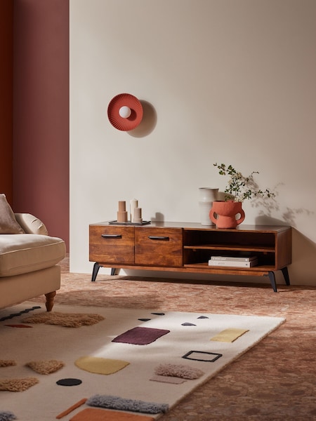 MADE.COM Dark Mango Wood Lucien Up to 60 Inch TV Unit (Q98634) | €756