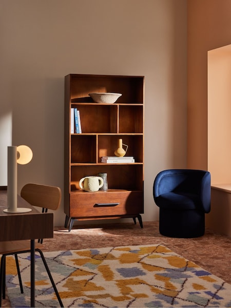 MADE.COM Dark Mango Wood Lucien Bookcase (Q98637) | €1,045