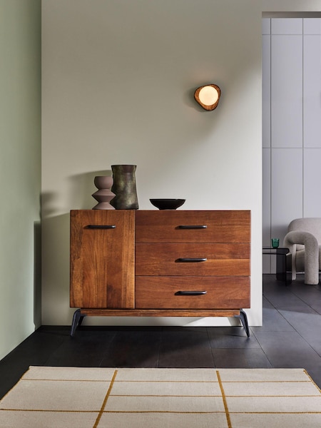 MADE.COM Dark Mango Wood Lucien Small Sideboard (Q98639) | €921
