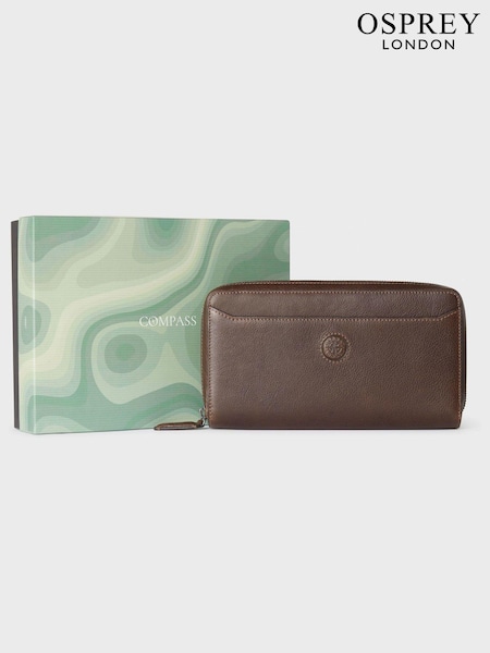 Osprey London Small The Compass Leather Tech Brown Case (Q98799) | € 117