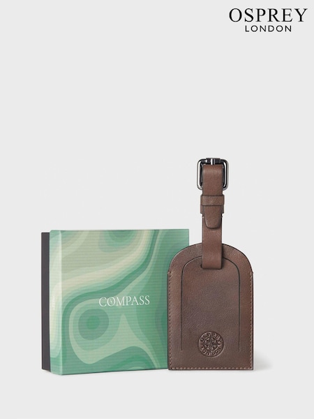 Osprey London The Compass Leather Brown Bag (Q98807) | 193 QAR