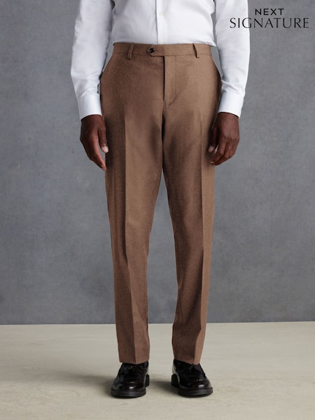 Neutral Signature Zignone Flannel Suit Trousers (Q99031) | €138