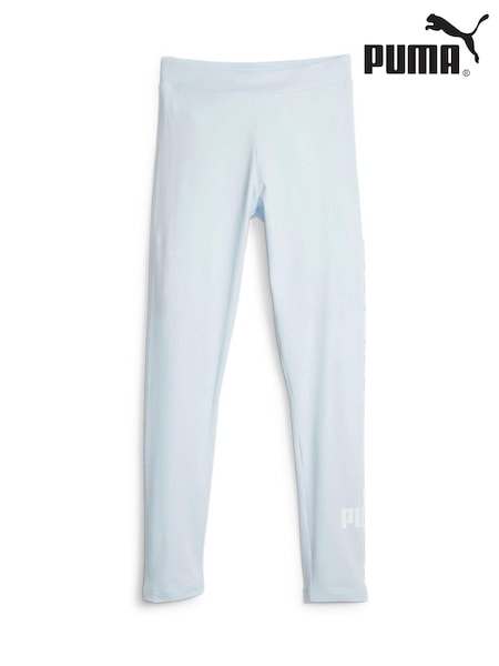 Sininen - Puma 100% Cotton Essentials Logo Youth Leggings (Q99286) | €28