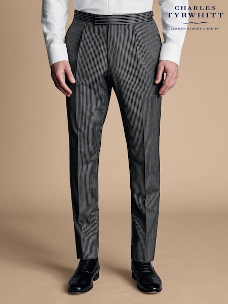Charles Tyrwhitt Stripe Slim Fit Morning Suit Trousers (Q99302) | €199
