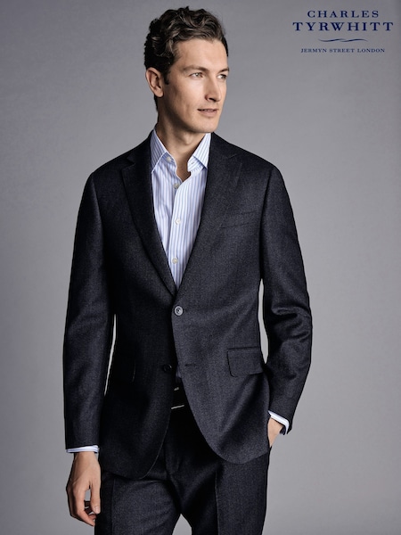 Charles Tyrwhitt Blue Slim Fit Italian Pindot Suit (Q99330) | €179