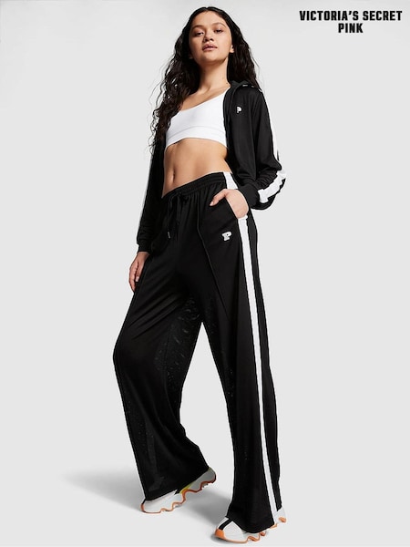 Victoria's Secret PINK Pure Black Sporty Track Suit Bottom (Q99691) | €25