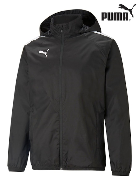 Puma Black teamLIGA All-Weather Mens Football Jacket (Q99743) | €64