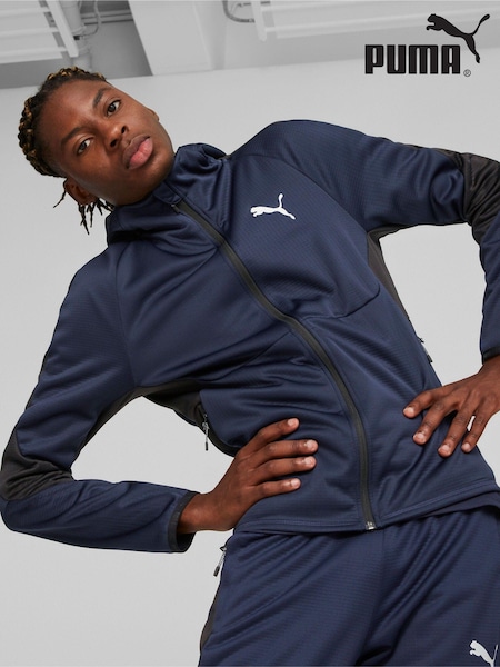 Puma Blue Mens Full-Zip Hoodie (Q99880) | €106