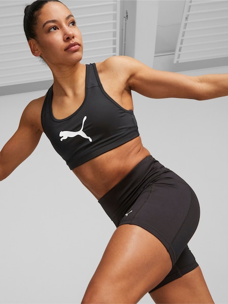 שחור - Puma חזיית אימון לפעילות גופנית בעצימות בינונית, דגם 4Keeps (Q99926) | ‏111‏₪