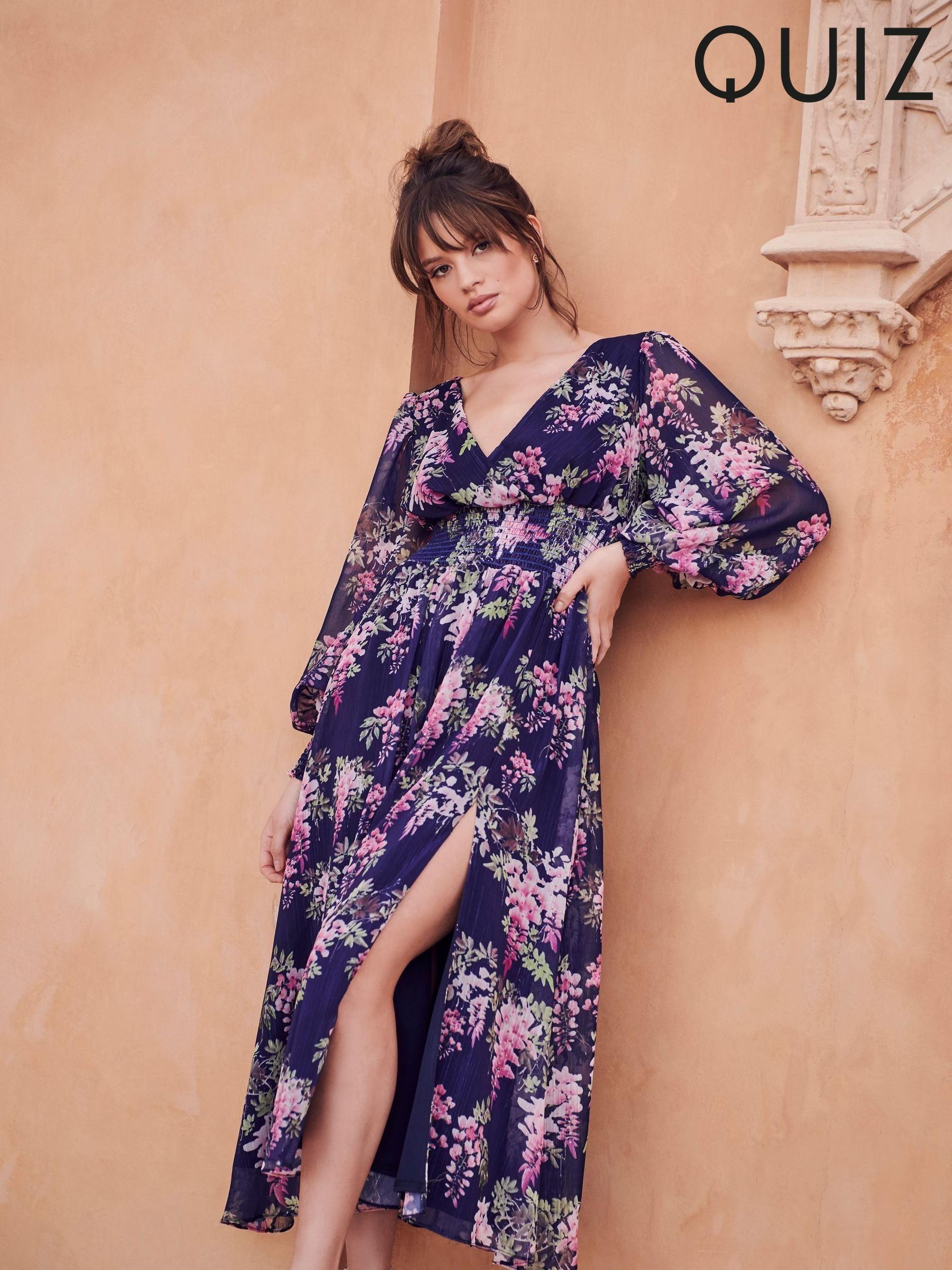 Women s Clearance Quiz Midi Long Sleeve Dresses Next Luxembourg